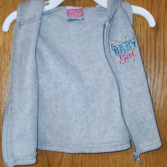 12MOS DIVA BABY GIRL VEST SILVER SHINE - Picture 7 of 8